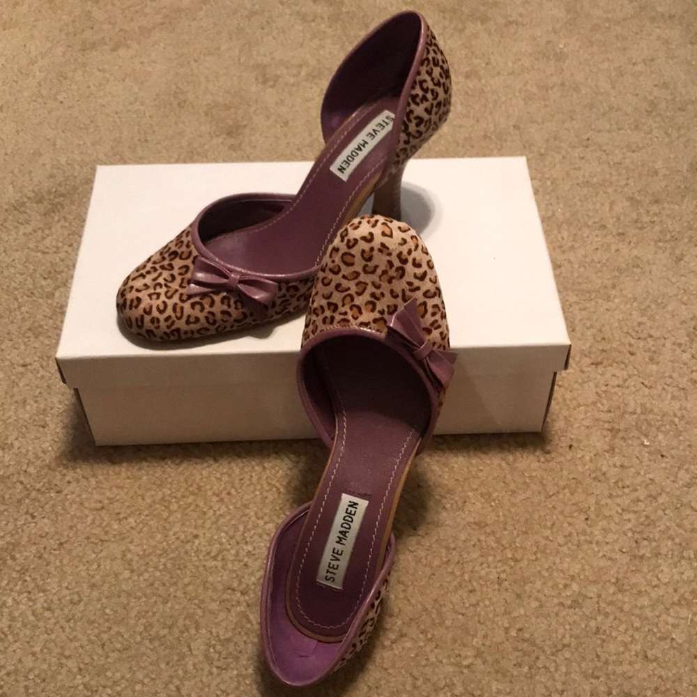 Gorgeous! Steve Madden calf hair heels!